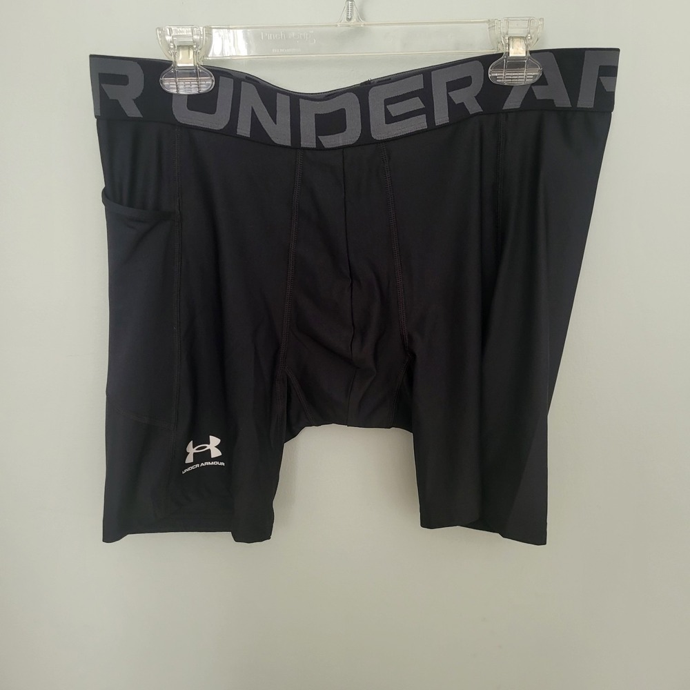 Under Armour‎ Men's HeatGear compression Shorts Black 2xl Xxl